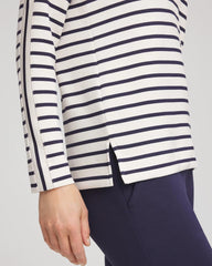 Zenergy® Soft Striped Top Passport Blue - Chico's