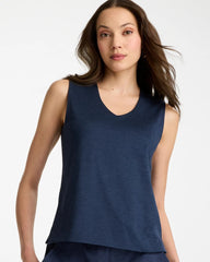 Zenergy® Cloud V-Neck Tank Passport Blue - Chico's