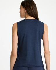 Zenergy® Cloud V-Neck Tank Passport Blue - Chico's