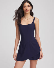 Gottex Tutti Frutti Wrap Swim Dress Navy - Chico's