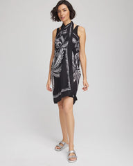 Magicsuit® Hearts of Palm Pareo Black/Multi - Chico's
