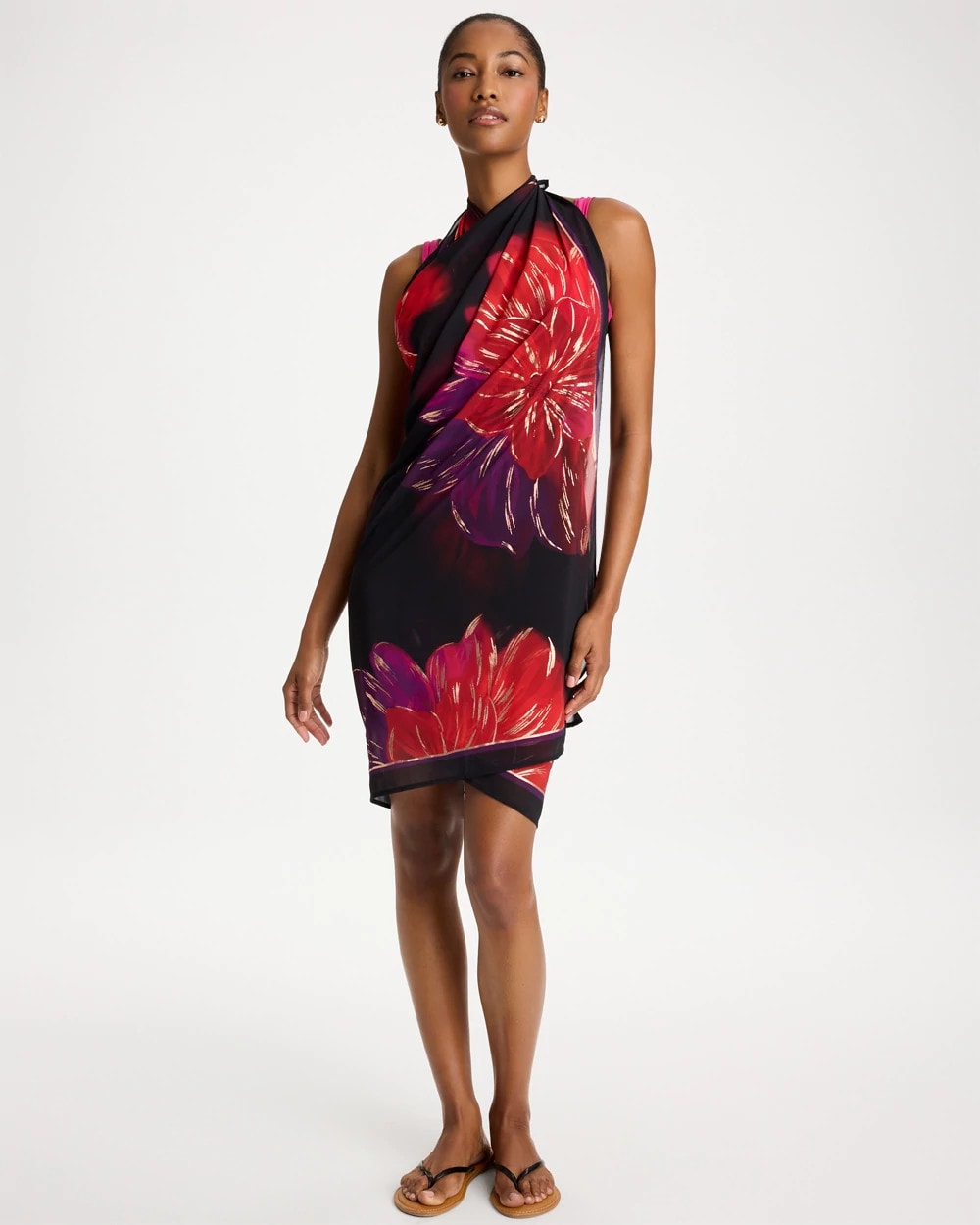 Miraclesuit® Petali Rosa Siren One Piece Black/Multi - Chico's