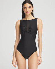 Miraclesuit® Network News Evoke One Piece Swimsuit Black - Chico's