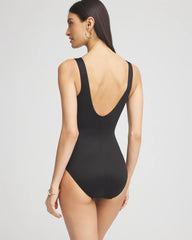 Miraclesuit® Network News Evoke One Piece Swimsuit Black - Chico's