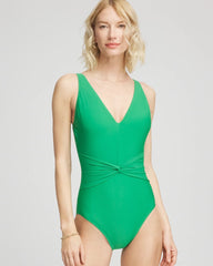 Magicsuit® Solid Esti One-Piece Swimsuit Green - Chico's