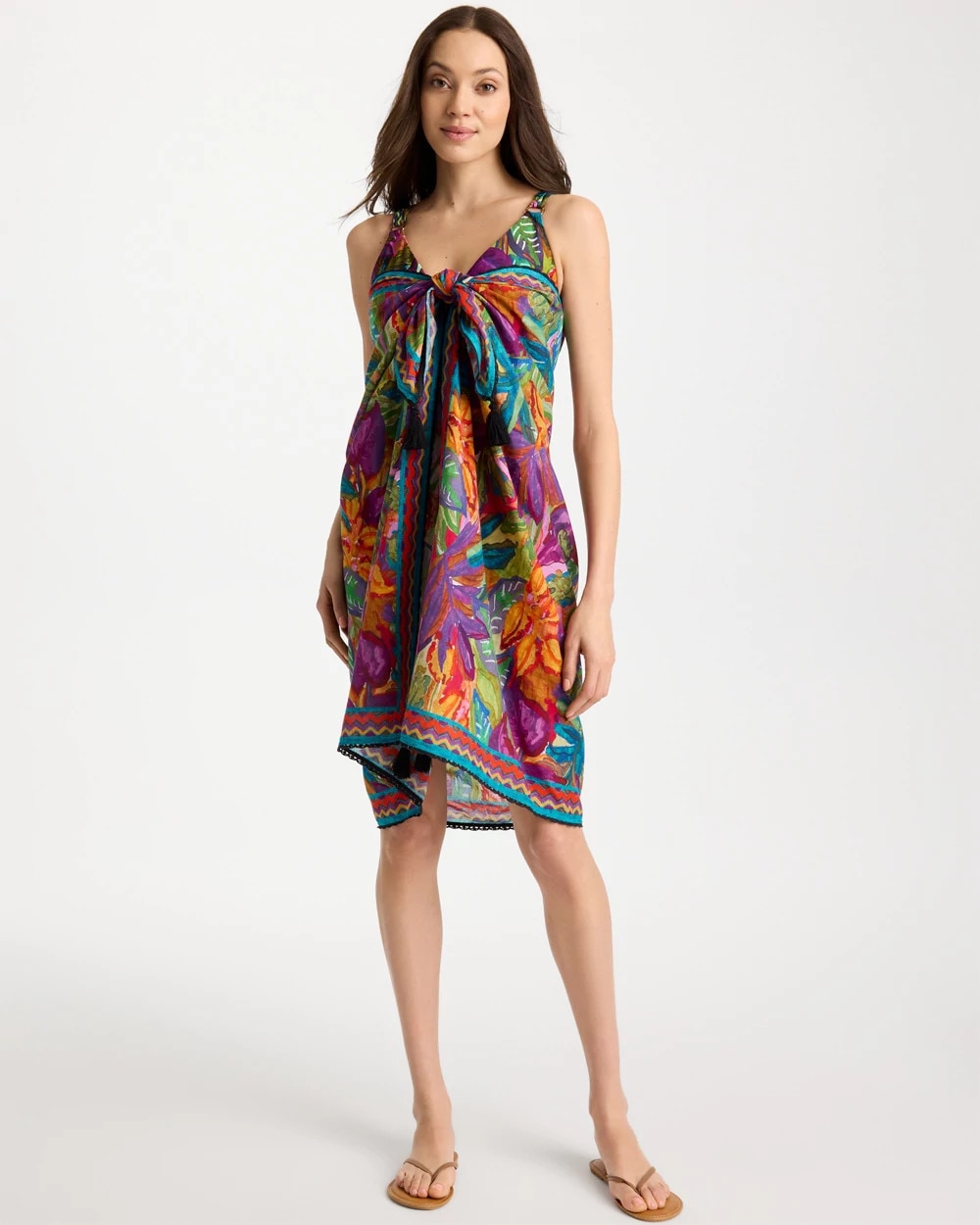 Magicsuit® Cactus Flower Pareo Multi Print - Chico's