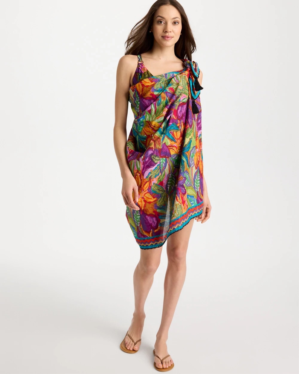 Magicsuit® Cactus Flower Pareo Multi Print - Chico's