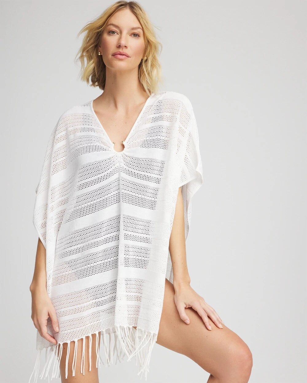 Sweater Swim Cover-Up Alabaster - Chico's