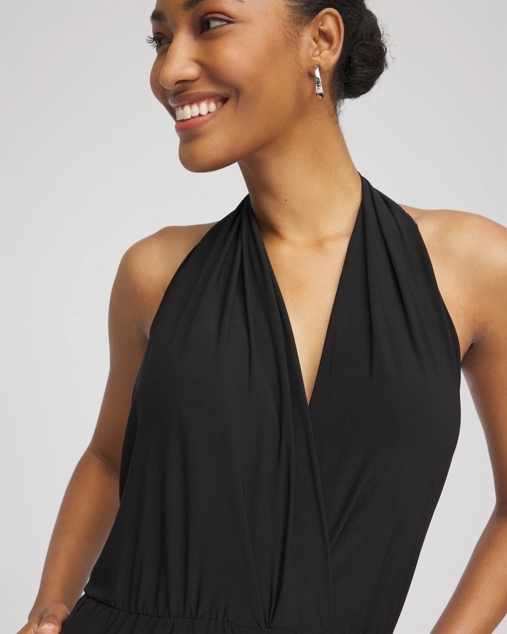 Magicsuit Surplice Neck Jumpsuit Black - Chico's