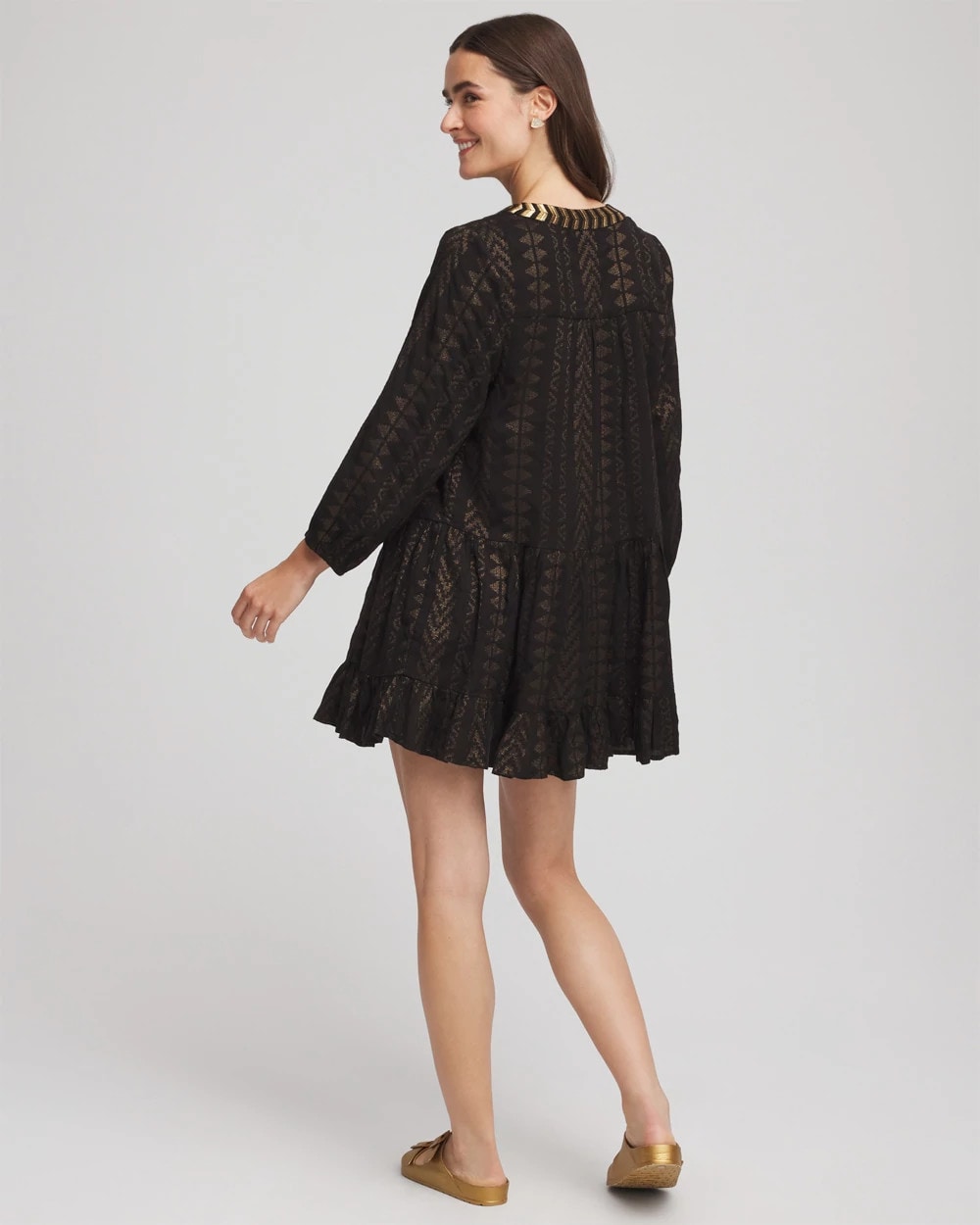 Miraclesuit® Beach Jacquard Dress Black - Chico's