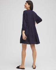 Embroidered Eyelet Coverup Classic Navy - Chico's