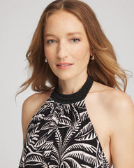Magicsuit® Hearts of Palm Swim Dress Black/Multi - Chico's