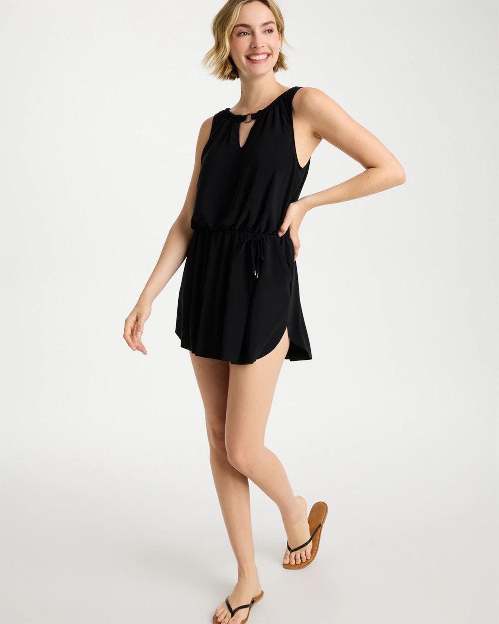 Magicsuit® Effie Solid Swim Dress Black - Chico's