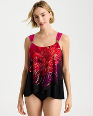 Miraclesuit® Petali Rosa Dazzle Tankini Black/Multi - Chico's