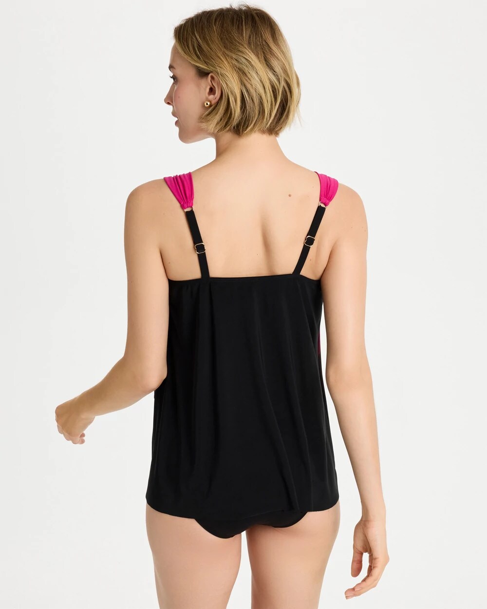 Miraclesuit® Petali Rosa Dazzle Tankini Black/Multi - Chico's