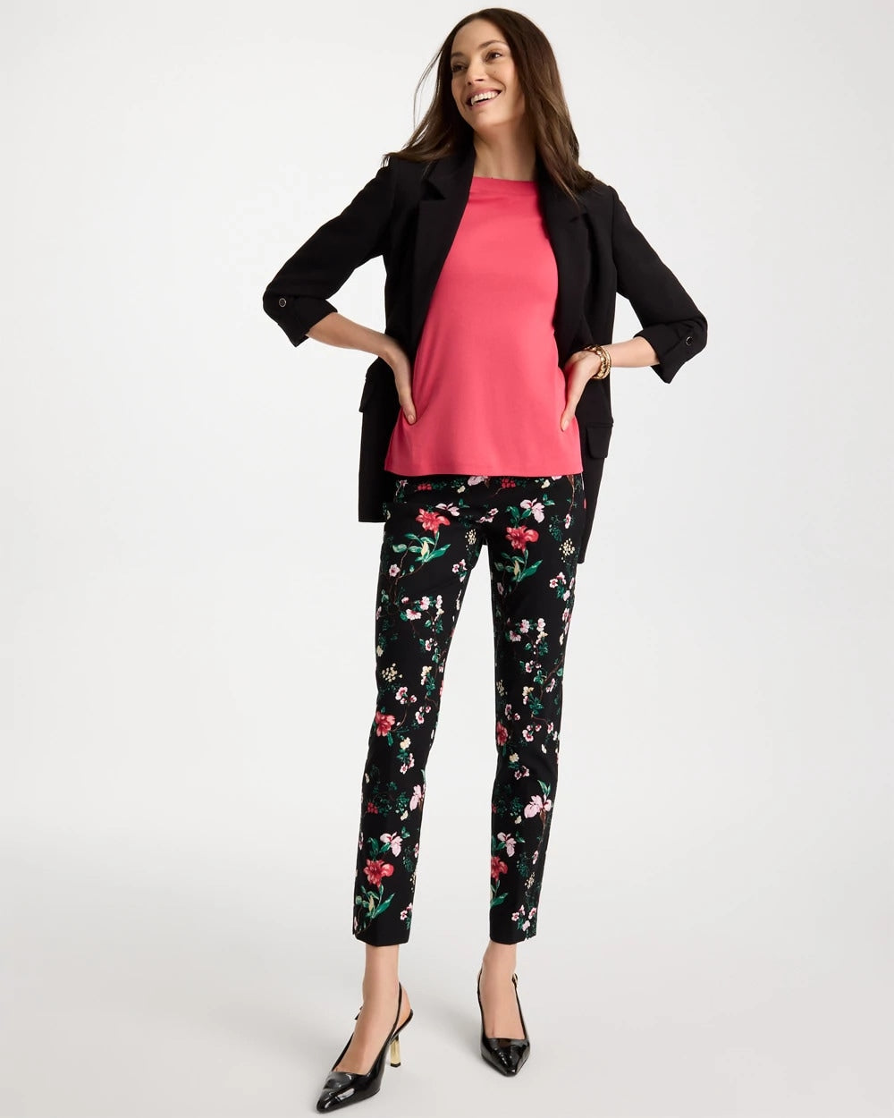 Kyoto Bloom Brigitte™ Slim Ankle Pants Black - Chico's