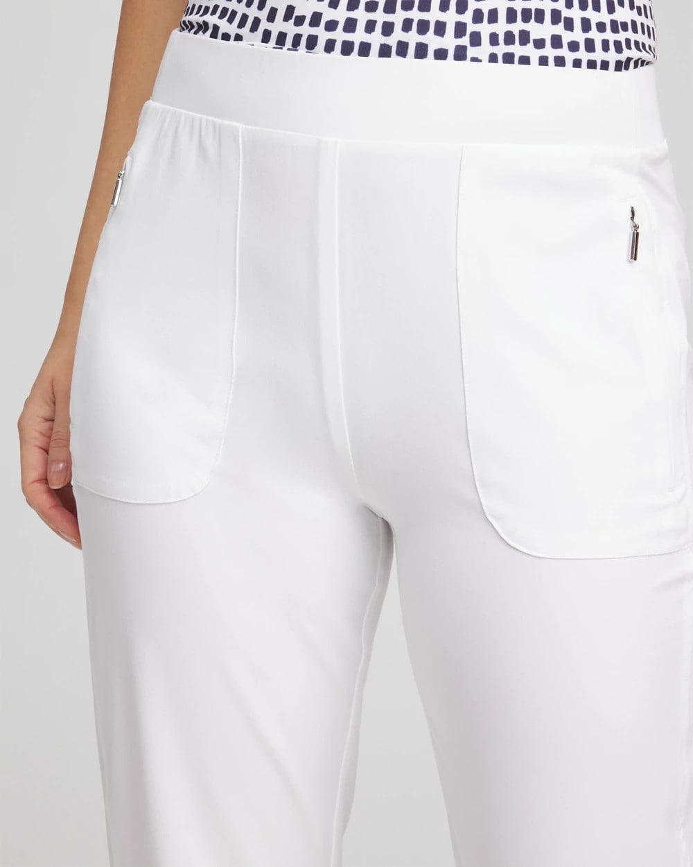 Zenergy® UPF Bungee Neema Cropped Pants Alabaster - Chico's