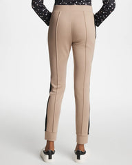 Zenergy® Double-Knit Contrast Ankle Pants Studio Taupe - Chico's