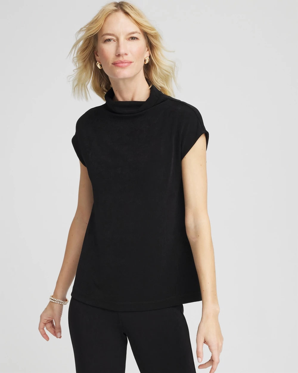 Travelers™ Mockneck Top Travelers Black - Chico's