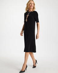 Travelers™ Elbow Sleeve Dress Travelers Black - Chico's