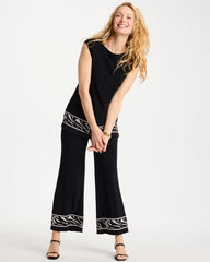 Travelers™ Abstract Zebra Trim Tunic Travelers Black - Chico's
