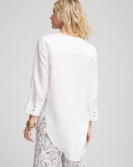 No Iron™ Linen Tunic Optic White - Chico's