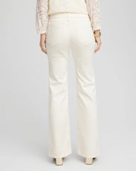 Petite Girlfriend Flared Leg Jeans English Cream - Chico's