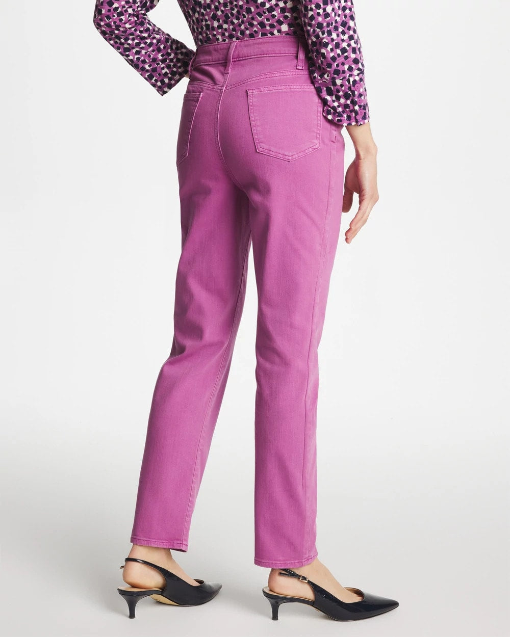 Girlfriend Slim Ankle Jeans Violet Shadow - Chico's