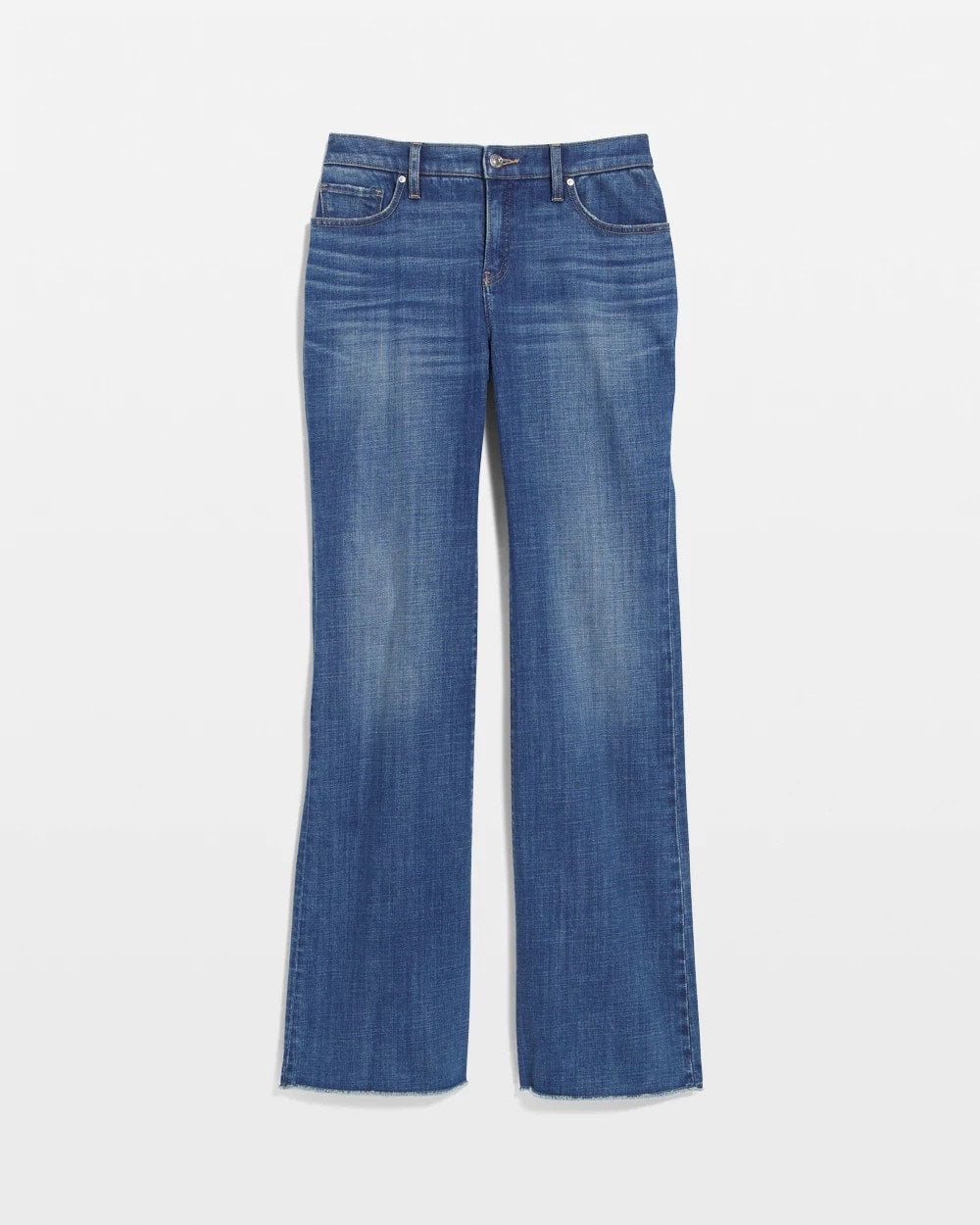 Girlfriend Frayed Flared Jeans Jessamine Indigo - Chico's