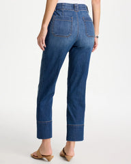 Straight Utility Crop Jean Suki Indigo - Chico's