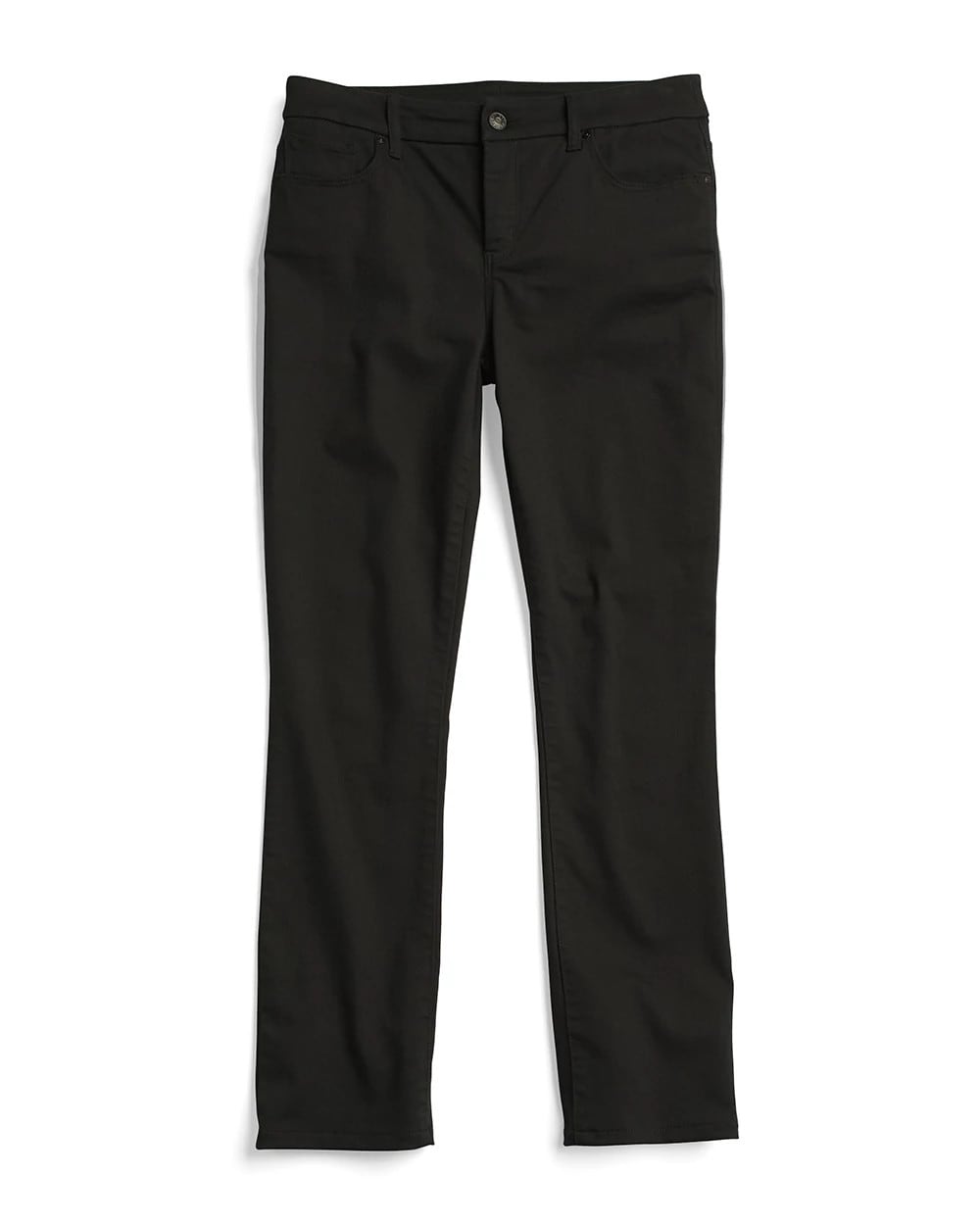 Girlfriend Slim Straight Jeans Black - Chico's