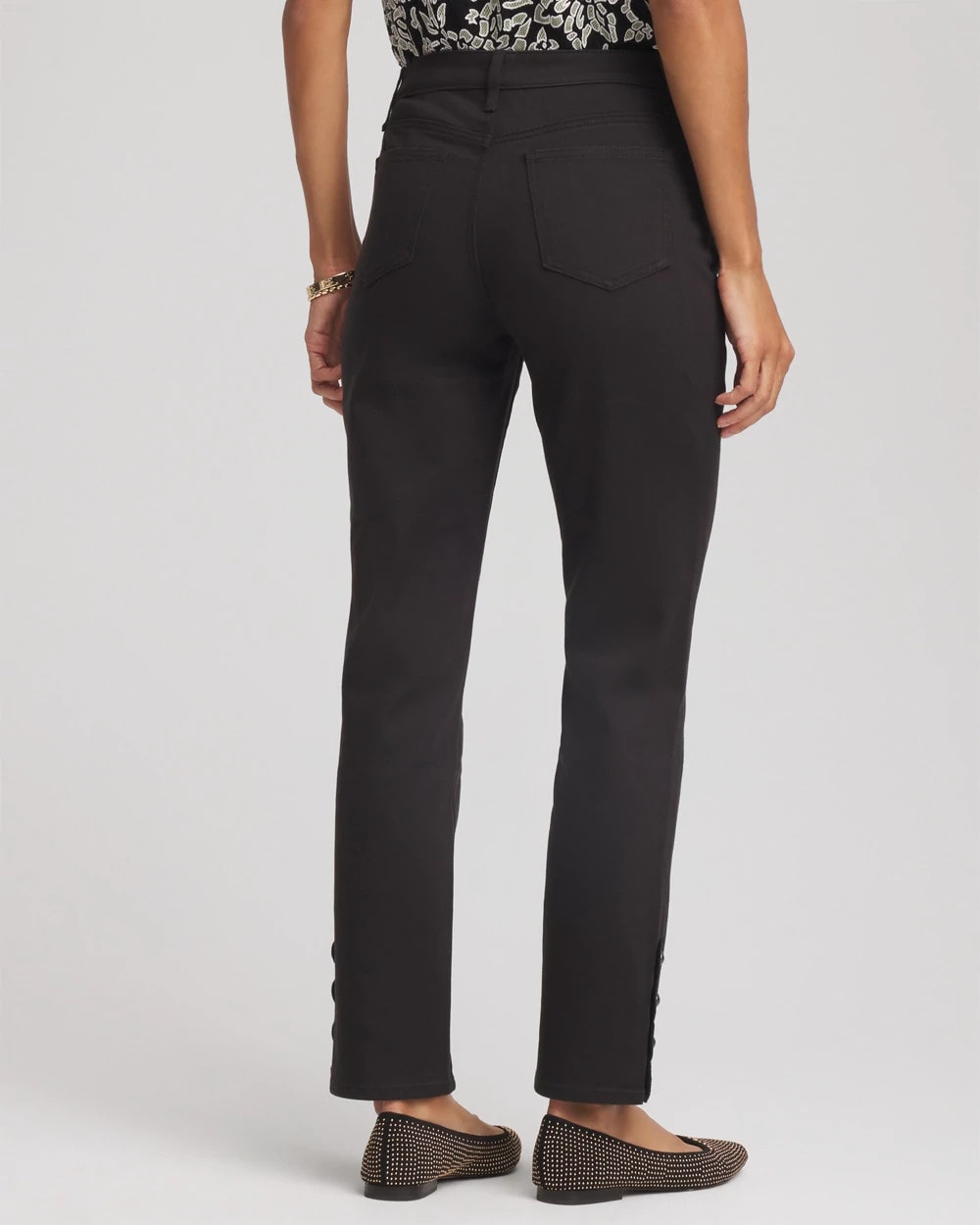 Girlfriend Slim Ankle Jeans Black - Chico's