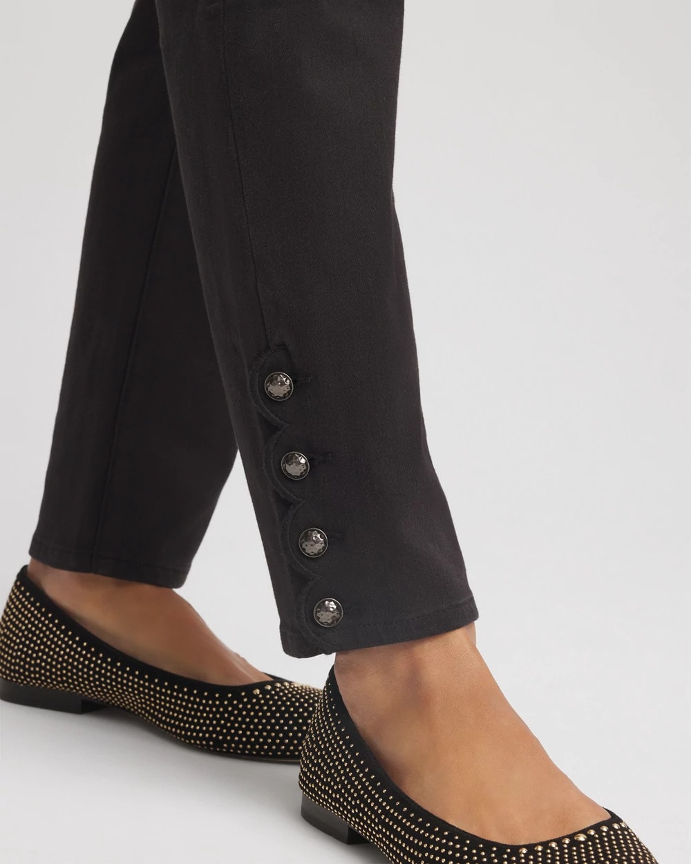 Girlfriend Slim Ankle Jeans Black - Chico's