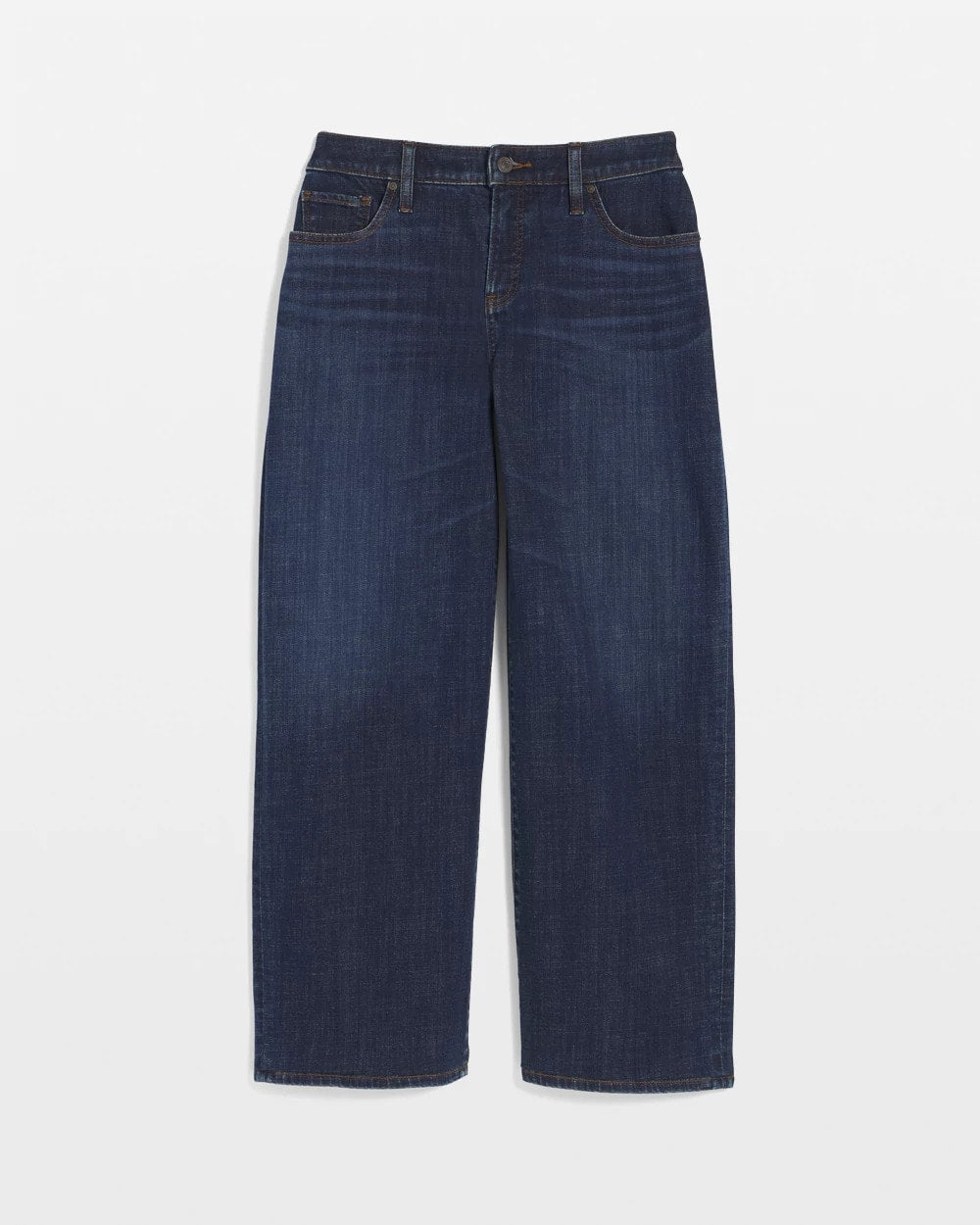 Girlfriend Wide-Leg Cropped Jean Dark Sapphire Indigo - Chico's