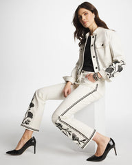 Ginkgo Girlfriend Cropped Flared Jeans Sea Salt - Chico's
