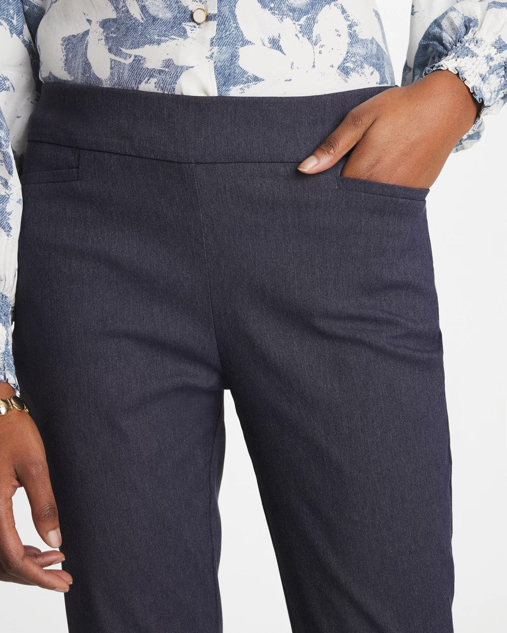 Indigo Brigitte™ Slim Pull-On Ankle Pants Indigo - Chico's