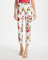 Brigitte™ Slim Mari Bloom Crop Hot Honeysuckle - Chico's
