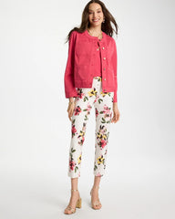 Brigitte™ Slim Mari Bloom Crop Hot Honeysuckle - Chico's