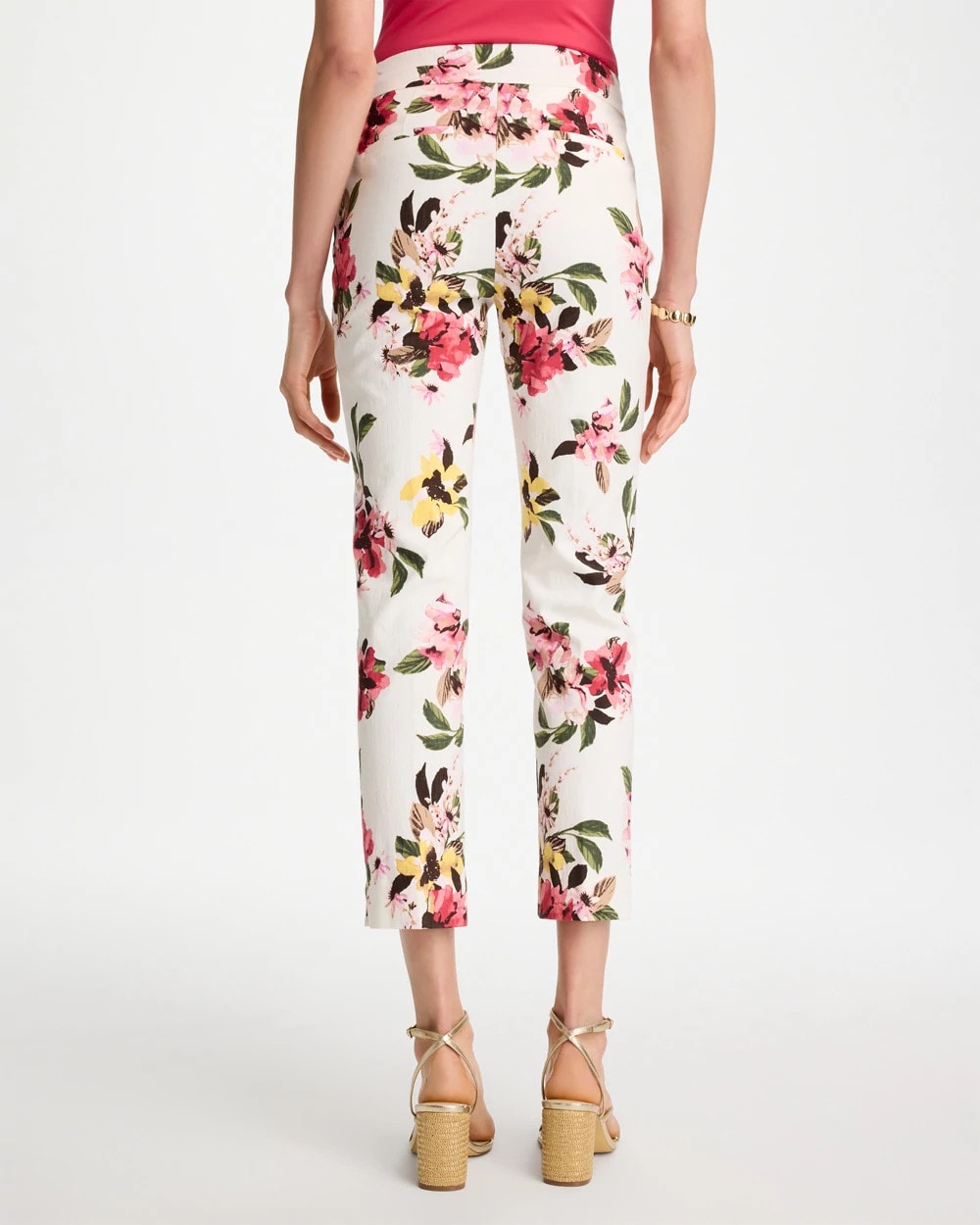 Brigitte™ Slim Mari Bloom Crop Hot Honeysuckle - Chico's