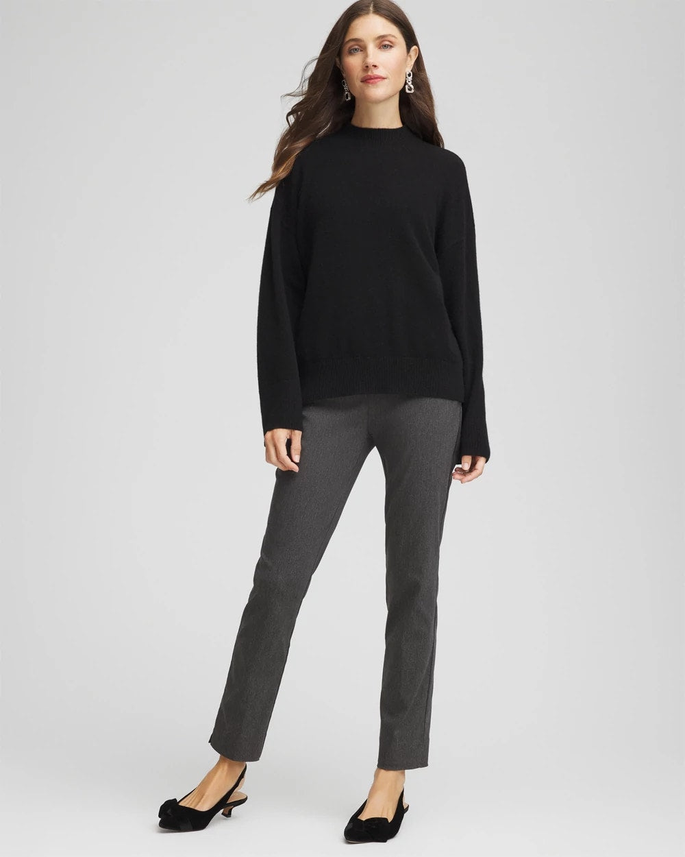 Brigitte™ Slim Ankle Pants Graphite Heather Gray - Chico's
