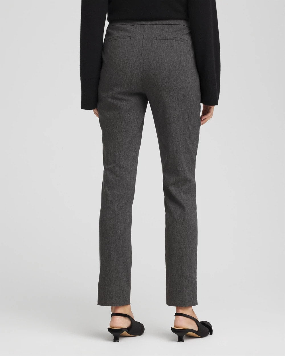 Brigitte™ Slim Ankle Pants Graphite Heather Gray - Chico's