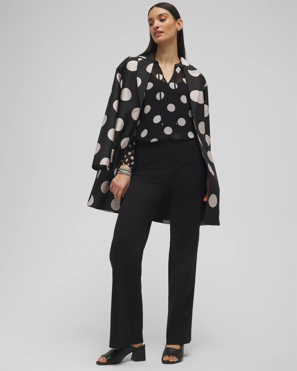 Brigitte™ Slim Wide-Leg Pants Black - Chico's