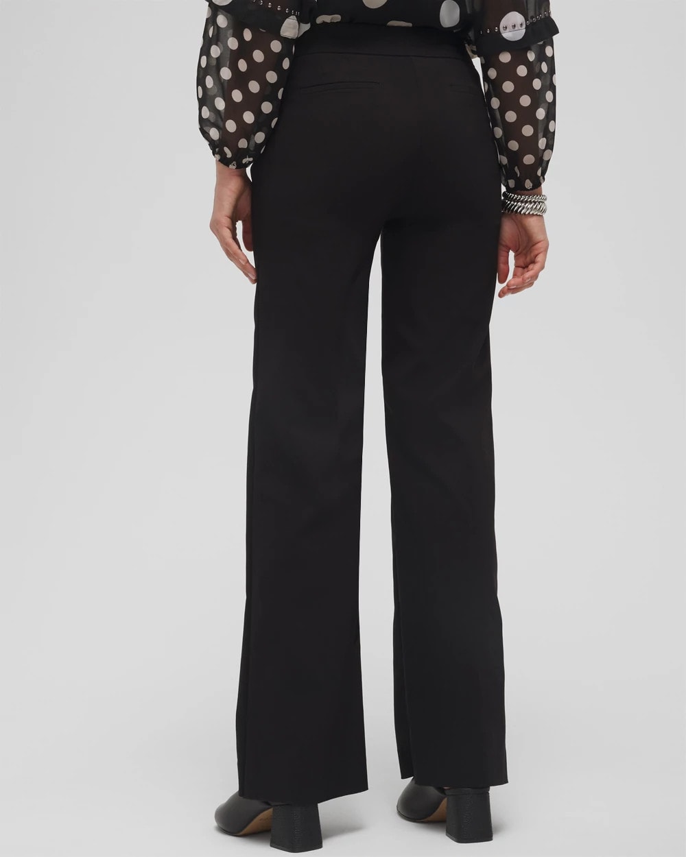 Brigitte™ Slim Wide-Leg Pants Black - Chico's