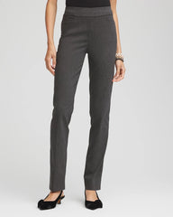 Brigitte™ Slim Full-Length Pants Graphite Heather Gray - Chico's