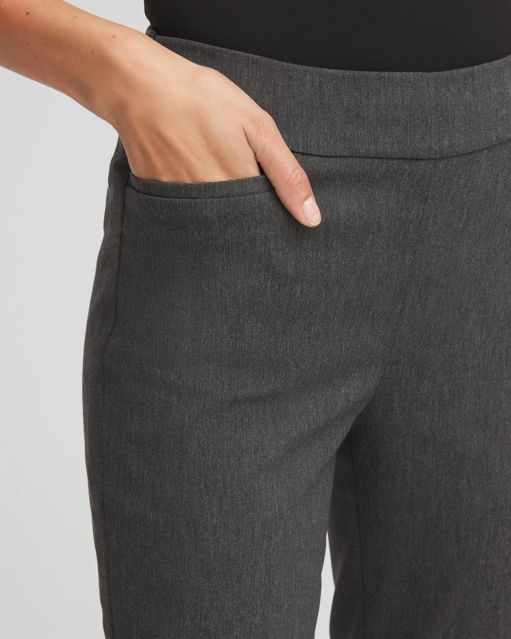Brigitte™ Slim Full-Length Pants Graphite Heather Gray - Chico's