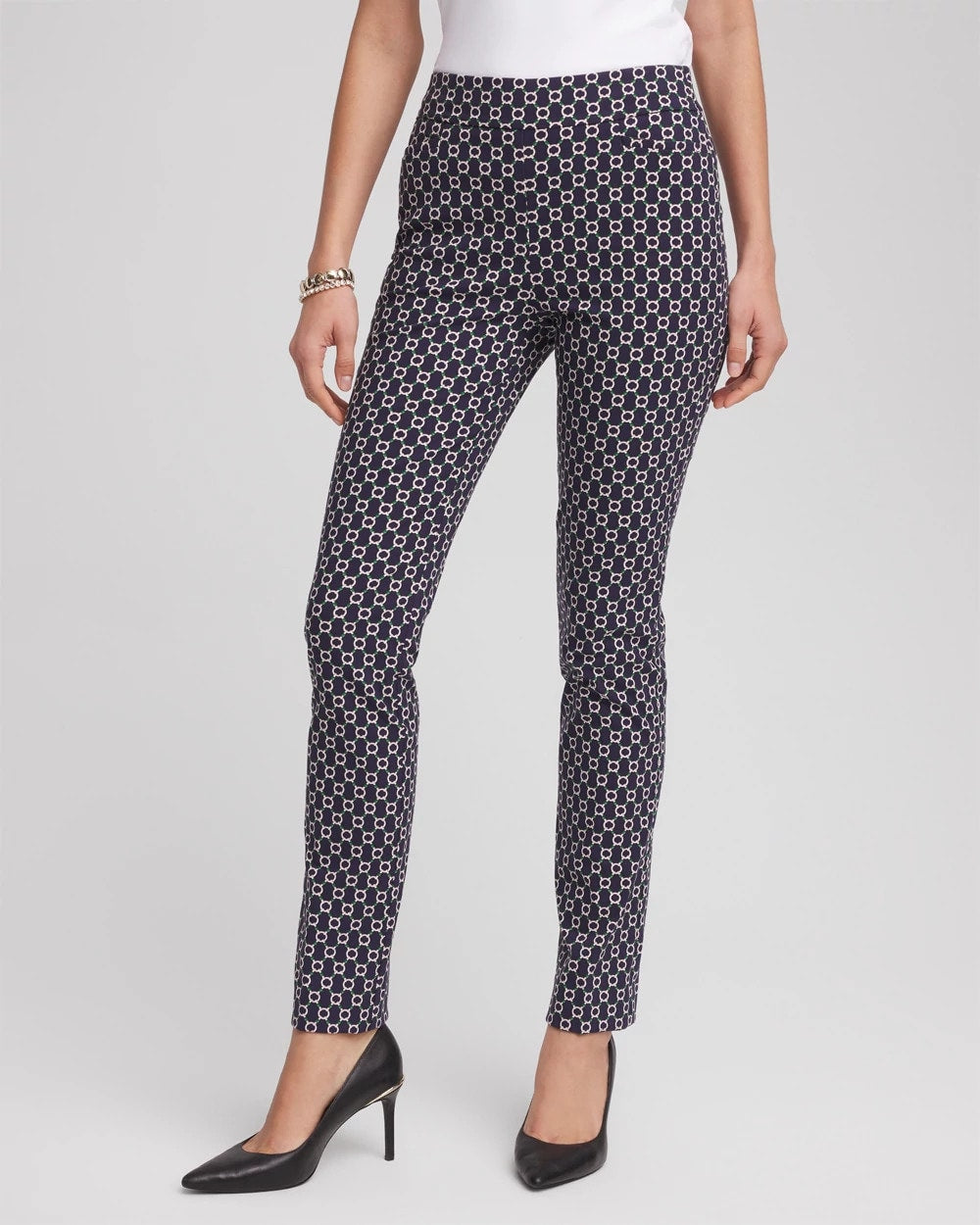 Brigitte™ Chain Connection Slim Pants Passport Blue - Chico's
