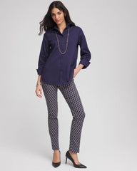 Brigitte™ Chain Connection Slim Pants Passport Blue - Chico's