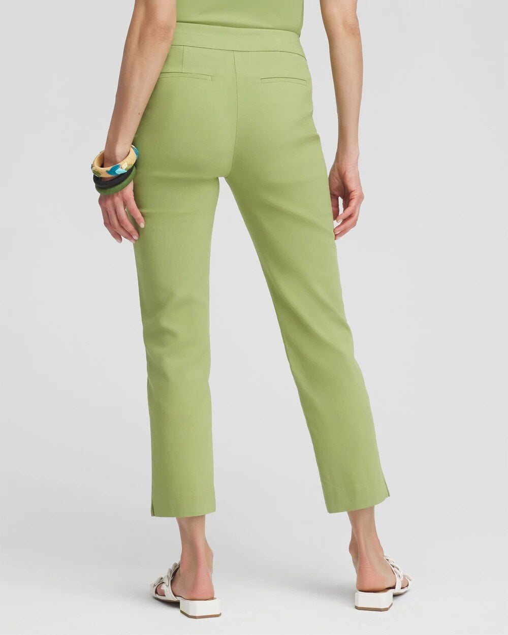 Brigitte™ Pull-On Slim Cropped Pants Spanish Moss - Chico's