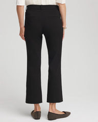 Emme Cropped Flared Pants Black - Chico's