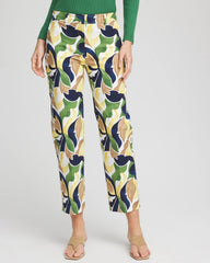 Emme Straight Mod Cropped Pants Alabaster - Chico's